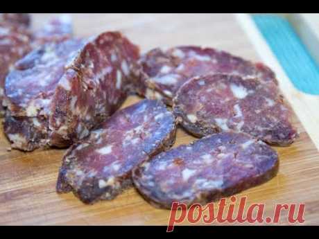 Сыровяленая колбаса просто и вкусно