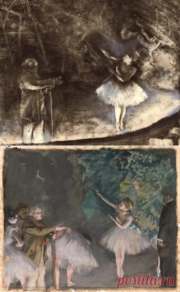 Как Эдгар Дега бросил вызов миру искусства: Недооценённые монотипии с изящными линиями и гротескными движениями