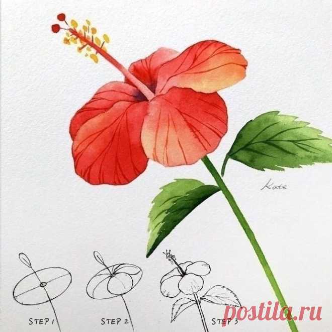Как просто нарисовать цветы Как просто нарисовать цветыПоказано создание красивых цветов в три шага.Вы тоже можете попробовать начать рисовать такие цветочки.