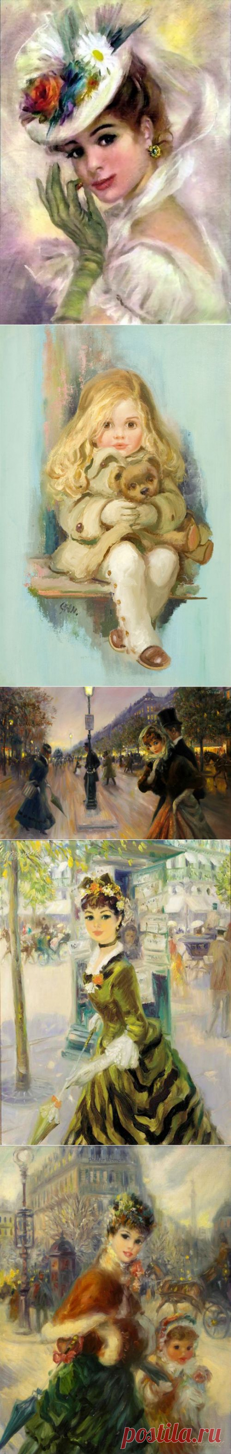 Английский художник John Frederick Lloyd Strevens (Джон Фредерик Ллойд Стревенс) (1902-1990) (99 работ) » Картины, художники, фотографы на Nevsepic