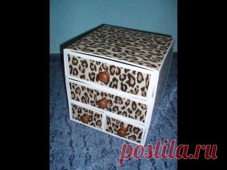 DIY Комодик для бижутериии . ЭТО НЕ МАСТЕР-КЛАСС