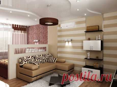 Пространство небольшой квартиры или студии — Роскошь и уют