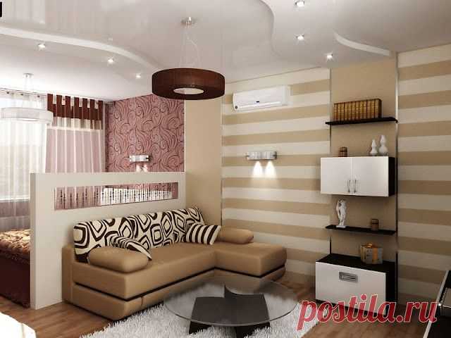 Пространство небольшой квартиры или студии — Роскошь и уют