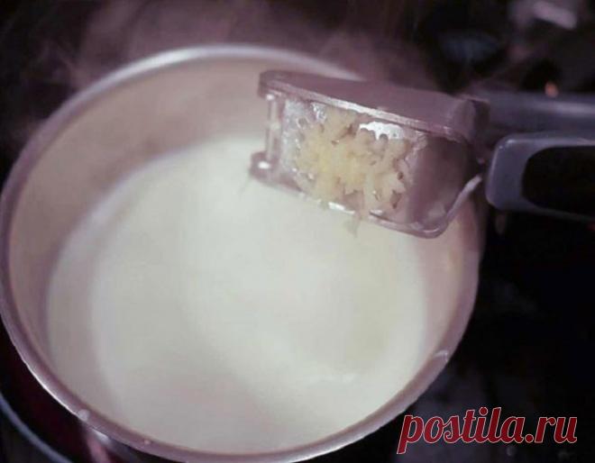 Молоко с чесноком — Домашний уют