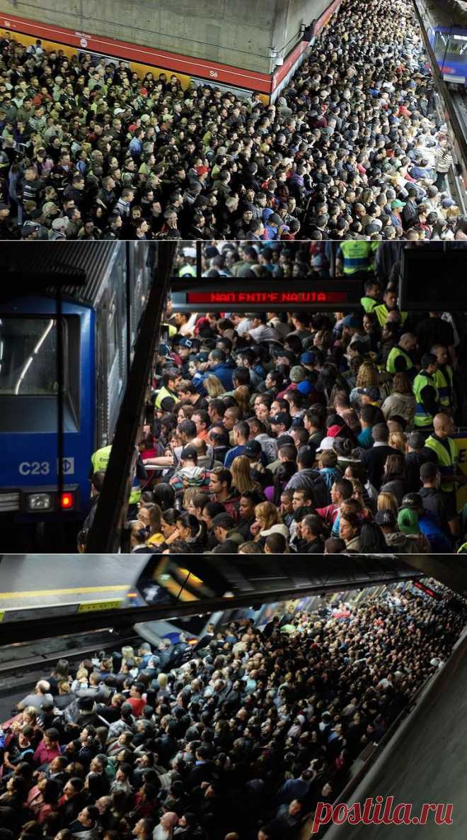 Ад в метро Сан-Паулу
