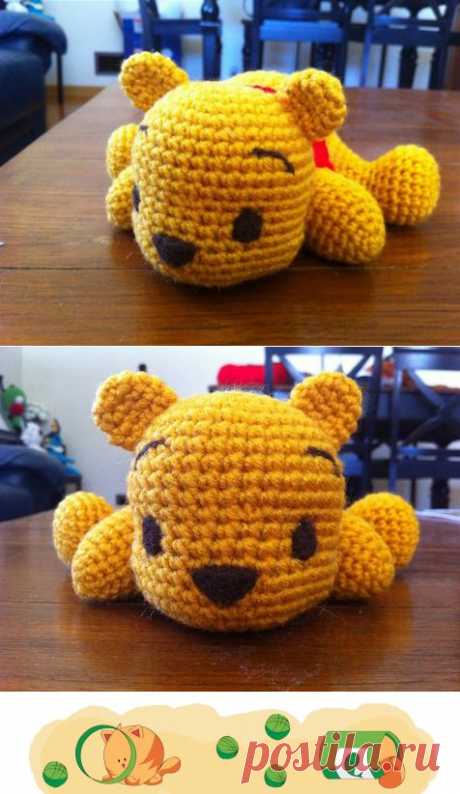 Винни Пух амигуруми. Мишка амигуруми. Схема вязания. | Амигуруми — схемы, амигуруми крючком, вязание и игрушки амигуруми. Амигуруми всех стран!