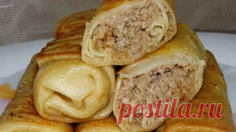 ТОП-20 Самых вкусных начинок для блинчиков Начинка полностью меняет смысл блинчиков. Превращая их, то в горячее блюдо, то в десерт.