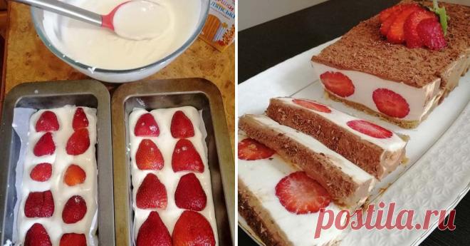 Клубничный десерт, который я поедаю с блаженным видом каждое лето Творог с клубникой созданы друг для друга.