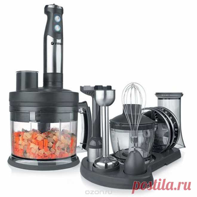 Vitek VT-1480, Grey блендер погружной - купить в интернет-магазине по лучшей цене. Блендер с быстрой доставкой от OZON.ru - Выбирайте!