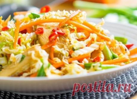 Лёгкий азиатский салат для летнего удовольствия