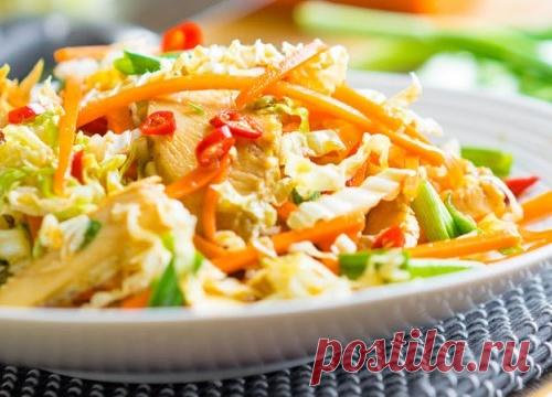 Лёгкий азиатский салат для летнего удовольствия