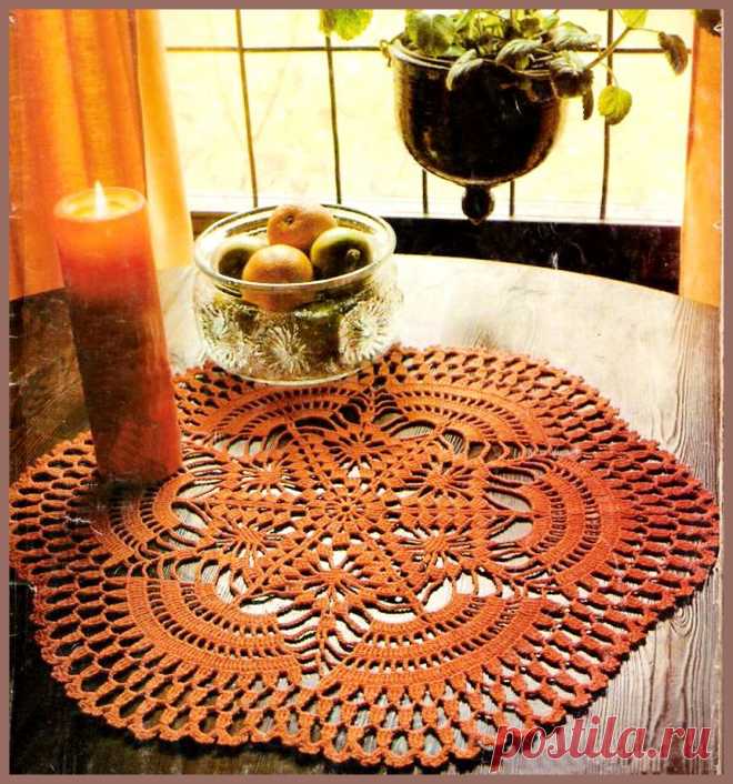 Схемы вязания круглых салфеток - Схемы для вязания - Уроки вязания крючком - Вязание крючком, мотивы, схемы для вязания крючком