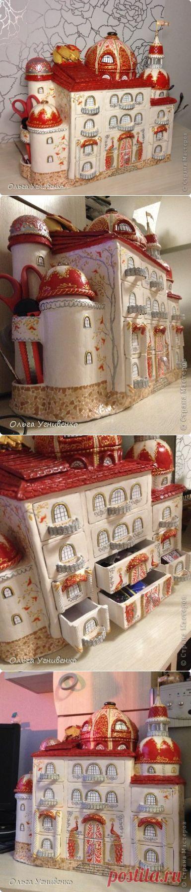 Дворец-шкатулка для рукоделия своими руками | LaChat - Страница 4