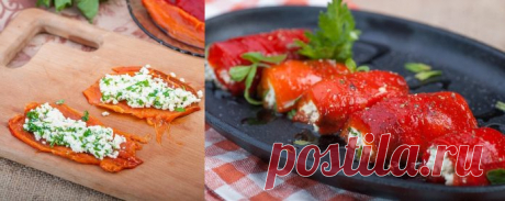Невероятно вкусные рулетики из печеного перца с сыром и травами - привет из Одессы!