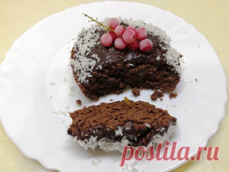 Шоколадно-яблочный ПП кекс без муки и сахара. | Рецепты ПП - худеем вкусно! | Дзен