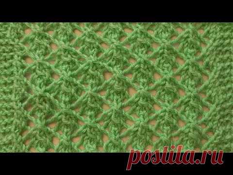 🌺САМЫЙ НЕЖНЫЙ АЖУРНЫЙ УЗОР СПИЦАМИ🌺Просто/быстро🦋Узор для кофты, кардигана, пляжной туники, шапочки