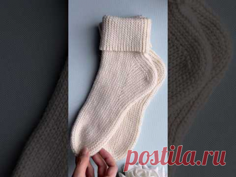 Носочки своими руками 100% лучший подарок #crochet #knitting