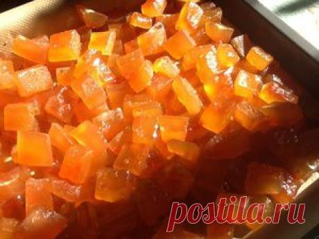 Цукаты из арбузных корок