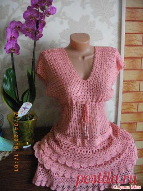 Платье «Летисия» крючком (по мотивам Ванессы Монторо) | Handmade24