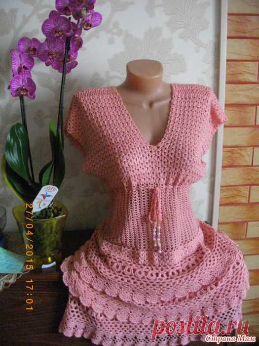 Платье «Летисия» крючком (по мотивам Ванессы Монторо) | Handmade24