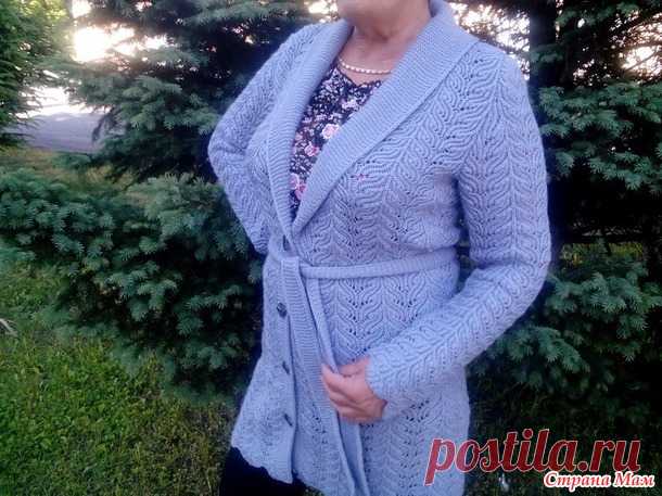 Ажурный кардиган из он лайна - Вязание - Страна Мам