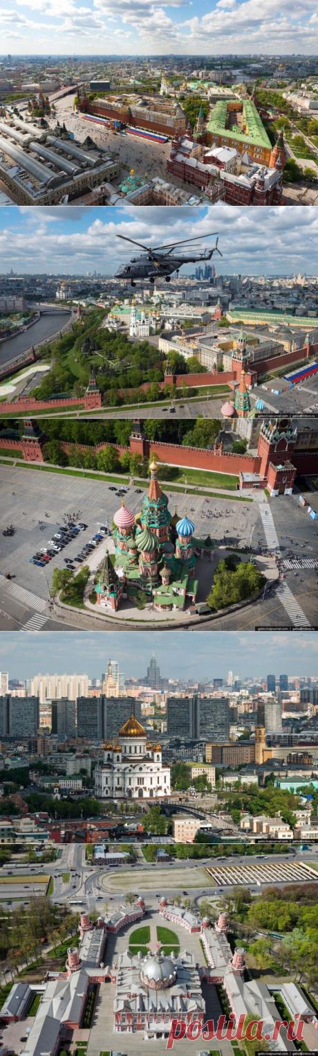 (+1) - Тренировочный военный полет над центром Москвы | ЛЮБИМЫЕ