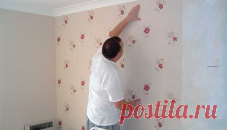 Хитрости при поклейке обоев