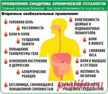 Синдром хронической усталости. Пятерка лучших рецептов.