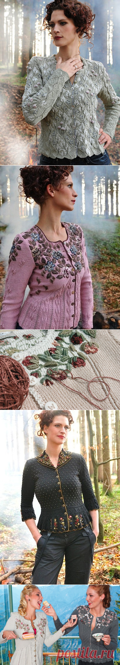 Деревенские кофточки от Wolken Stricker