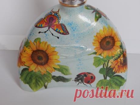 Мои новые бутылочки и баночки - Декупаж. Работы пользователей