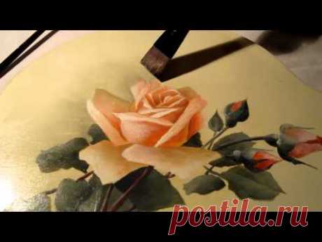 Étude de la peinture du style floral victorien