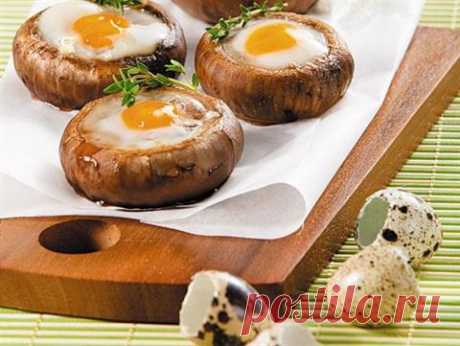 Фаршированные грибы | Кулинарный сайт