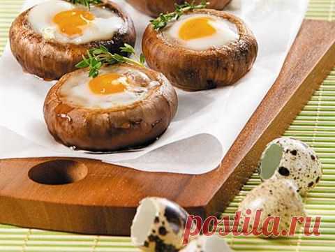 Фаршированные грибы | Кулинарный сайт