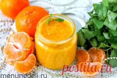 Рецепт мандаринового джема / Меню недели