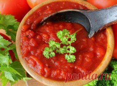 Томатная паста "Румяная помидорка" | Заготовки (Усадьба)