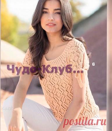 пуловера, свитера Пуловер абрикосового цвета Пуловер абрикосового цвета 1592