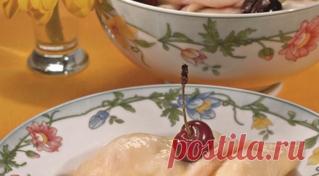 Вареники с вишней. Пошаговый рецепт с фото на Gastronom.ru
