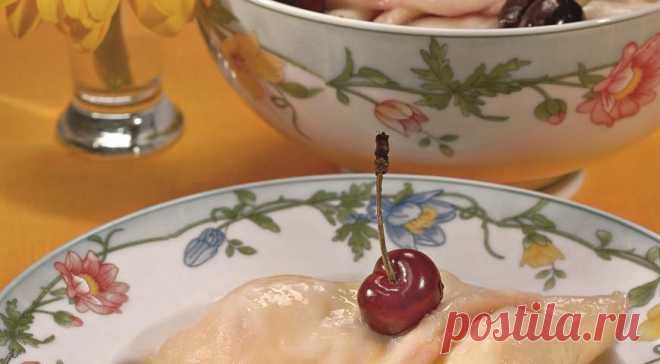 Вареники с вишней. Пошаговый рецепт с фото на Gastronom.ru