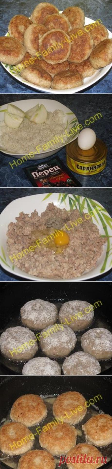 Котлеты из рыбных консервов - рецепт - быстрый ужинКулинарные рецепты