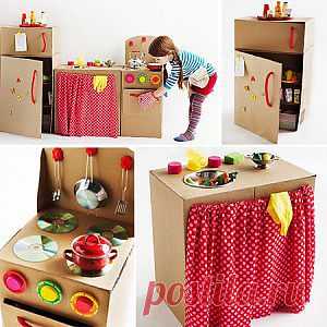 Самодельные игрушки из картонных коробок