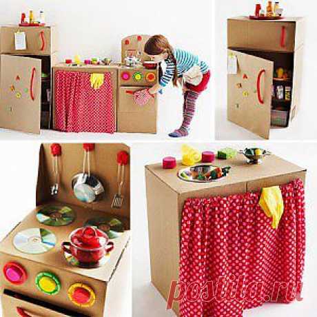 Самодельные игрушки из картонных коробок