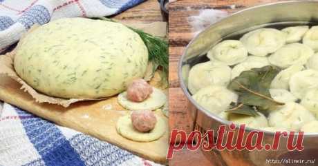 Вкусные пельмени из необычного теста