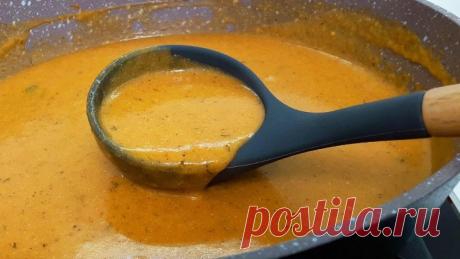 Подлива за 5 минут (без мяса) К ЛЮБОМУ ГАРНИРУ. Томатная подливка к макаронам, рису, гречке или пюре.