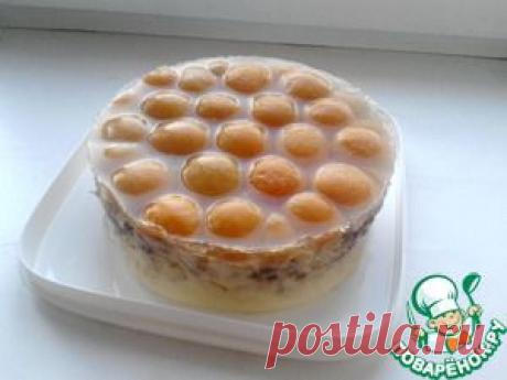 Торт без выпечки "АБРИКОС" - кулинарный рецепт