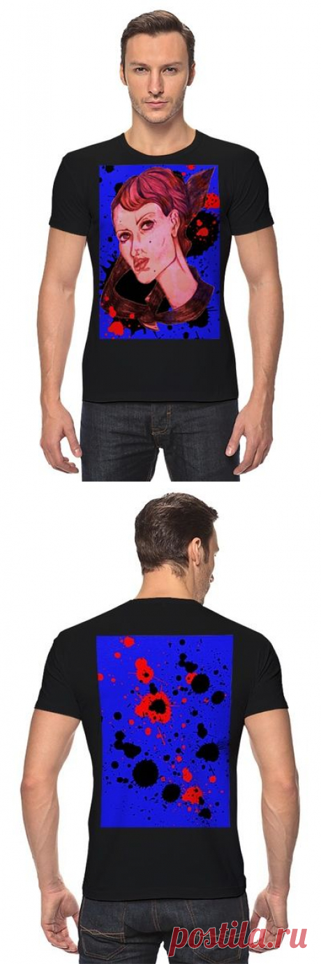 Футболка Стрэйч (Мужская) &quot;Девушка в галстуке.&quot; от Printissimo - Printio