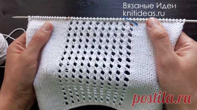 Классный узор для топов, маек, кардиганов!