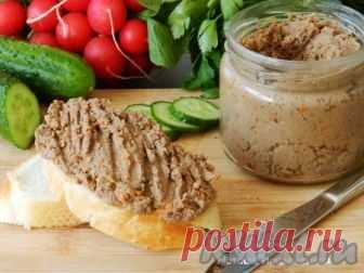 Рецепт паштета из куриной печени со сливками - рецепт с фото
