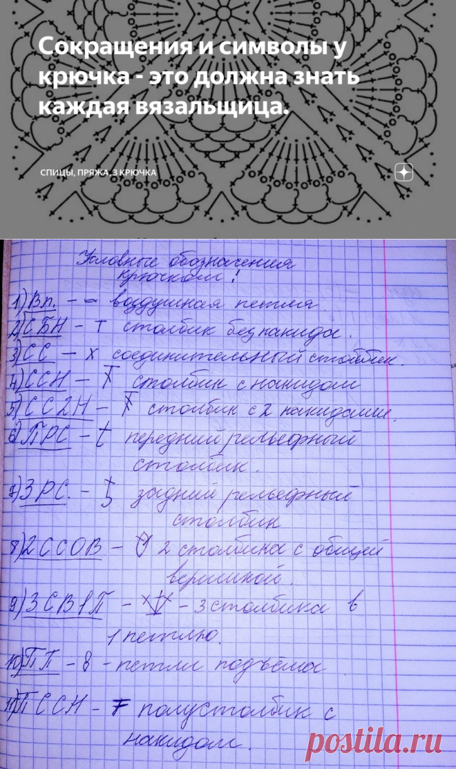 Сокращения и символы у крючка - это должна знать каждая вязальщица. | Спицы, пряжа, 3 крючка | Яндекс Дзен