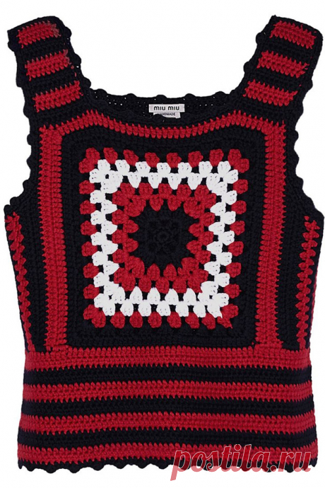 MIU MIU Crochet Top Inspiration by Trinkets in Bloom