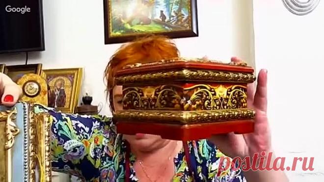 Татьяна Куксенко. Шкатулка в стиле Федоскино